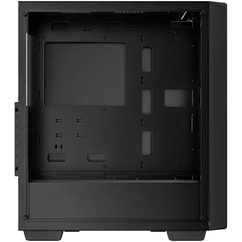 DeepCool CC560 Limited, Mid Tower, Mini-ITX/Micro-ATX/ATX, 1xUSB3.0, 1xUSB2.0, 1xAudio, No Fans, Tempered Glass, Mesh Panel, Black R-CC560-BKNAA0-C-1 - image 3