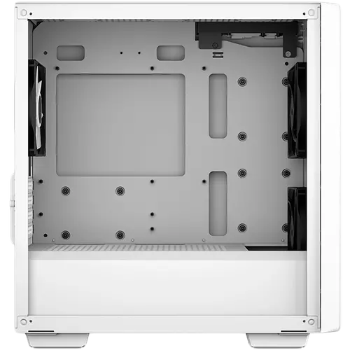 DeepCool CC360 ARGB WH, Mid Tower, Mini-ITX/Micro-ATX, 1xUSB3.0, 1xUSB2.0, 1xAudio, 3x120mm Pre-Installed ARGB Fans, Tempered Glass, Mesh Panel, White, R-CC360-WHAPM3-G-1 - image 3