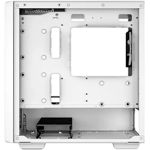 DeepCool CC360 ARGB WH, Mid Tower, Mini-ITX/Micro-ATX, 1xUSB3.0, 1xUSB2.0, 1xAudio, 3x120mm Pre-Installed ARGB Fans, Tempered Glass, Mesh Panel, White, R-CC360-WHAPM3-G-1 - image 4
