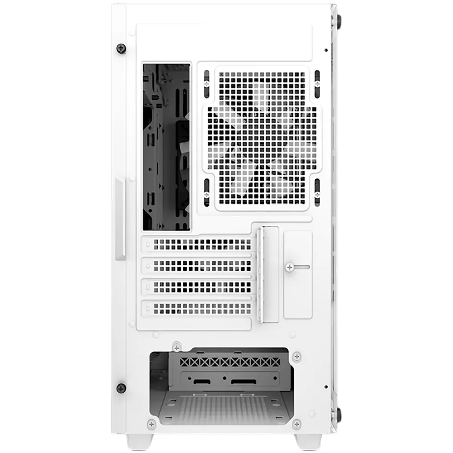 DeepCool CC360 ARGB WH, Mid Tower, Mini-ITX/Micro-ATX, 1xUSB3.0, 1xUSB2.0, 1xAudio, 3x120mm Pre-Installed ARGB Fans, Tempered Glass, Mesh Panel, White, R-CC360-WHAPM3-G-1 - image 5