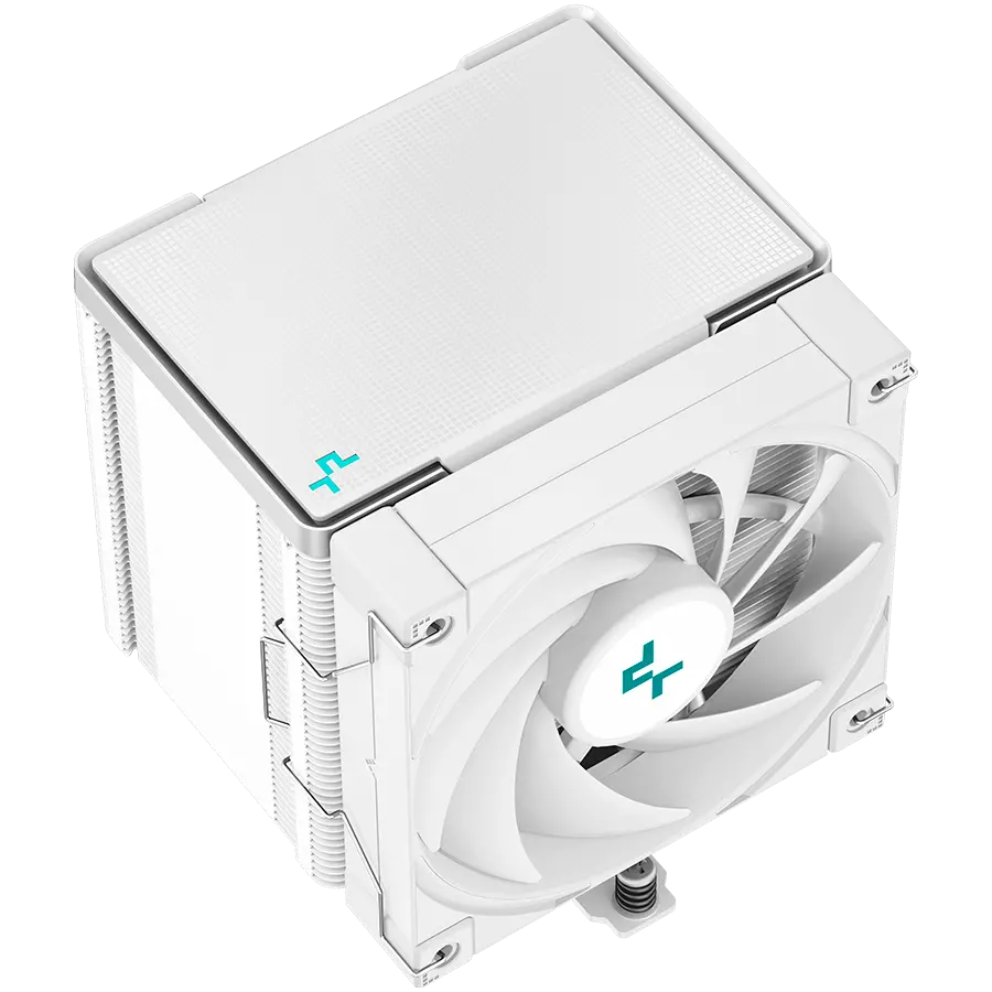 DeepCool AK500 WH, CPU Air Cooler, 1x120mm FK120 PWM Fan, TDP 240W, 5 Heatpipes, White, LGA2066/2011-v3/2011/1700/1200/115x, AMD AM5/AM4, 127x117x158 mm(LxWxH), 3Y, R-AK500-WHNNMT-G - image 2