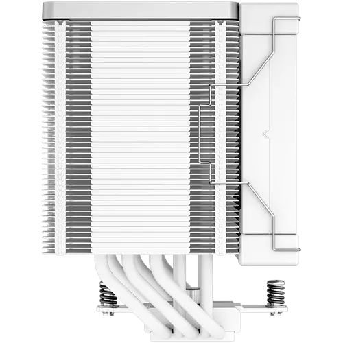 DeepCool AK500 WH, CPU Air Cooler, 1x120mm FK120 PWM Fan, TDP 240W, 5 Heatpipes, White, LGA2066/2011-v3/2011/1700/1200/115x, AMD AM5/AM4, 127x117x158 mm(LxWxH), 3Y, R-AK500-WHNNMT-G - image 4