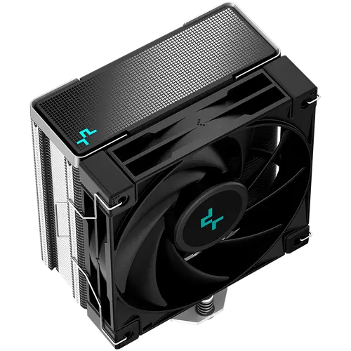 DeepCool AK400, CPU Air Cooler, 1x120mm PWM Fan, TDP 220W, 4 Heatpipes, LGA1700/1200/115x, AMD AM5/AM4, 127x97x155 mm(LxWxH), 3Y, R-AK400-BKNNMN-G-1 - image 2