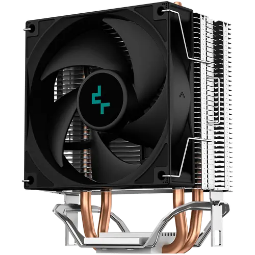 DeepCool AG200, CPU Air Cooler, 1x92mm PWM Fan, TDP 100W, 2 Heatpipes, LGA1700/1200/115x, AMD AM5/AM4, 119x77x133 mm(LxWxH), 2Y, R-AG200-BKNNMN-G - image 1