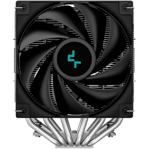DeepCool AG620, CPU Air Cooler, 2x120mm PWM Fan, TDP 260W, 6 Heatpipes, LGA2066/2011-v3/2011/1700/1200/115x, AMD AM5/AM4, 129x136x157 mm(LxWxH), 2Y, R-AG620-BKNNMN-G-1 - image 3