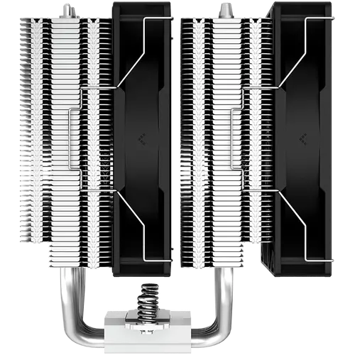 DeepCool AG620, CPU Air Cooler, 2x120mm PWM Fan, TDP 260W, 6 Heatpipes, LGA2066/2011-v3/2011/1700/1200/115x, AMD AM5/AM4, 129x136x157 mm(LxWxH), 2Y, R-AG620-BKNNMN-G-1 - image 4