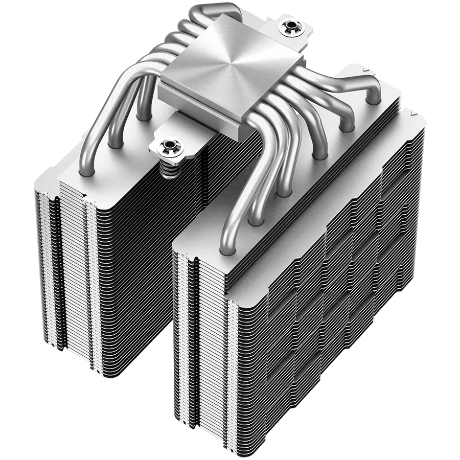 DeepCool AG620, CPU Air Cooler, 2x120mm PWM Fan, TDP 260W, 6 Heatpipes, LGA2066/2011-v3/2011/1700/1200/115x, AMD AM5/AM4, 129x136x157 mm(LxWxH), 2Y, R-AG620-BKNNMN-G-1 - image 5