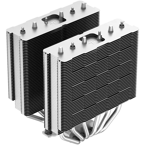 DeepCool AG620, CPU Air Cooler, 2x120mm PWM Fan, TDP 260W, 6 Heatpipes, LGA2066/2011-v3/2011/1700/1200/115x, AMD AM5/AM4, 129x136x157 mm(LxWxH), 2Y, R-AG620-BKNNMN-G-1 - image 6