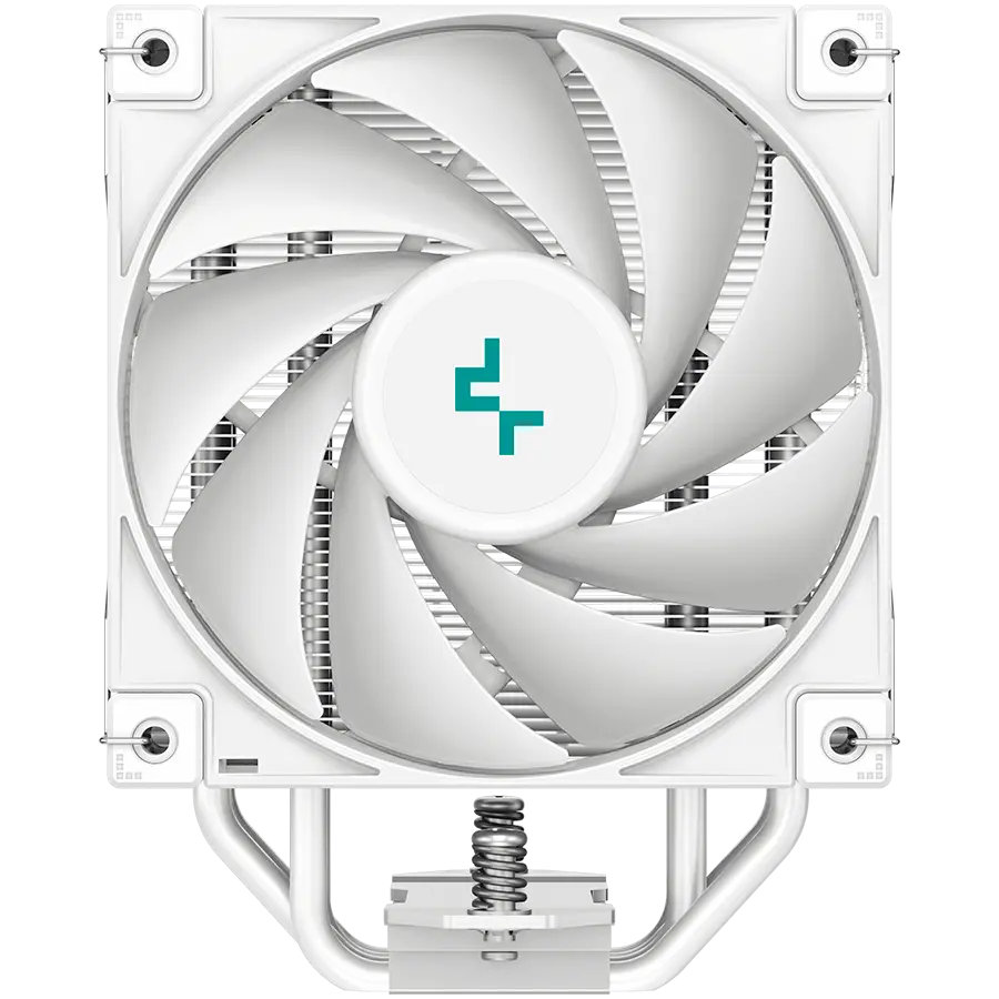DeepCool AK400 WH, CPU Air Cooler, 1x120mm PWM Fan, TDP 220W, 4 Heatpipes, White, LGA1700/1200/115x, AMD AM5/AM4, 127x97x155 mm(LxWxH), 3Y, R-AK400-WHNNMN-G-1 - image 3
