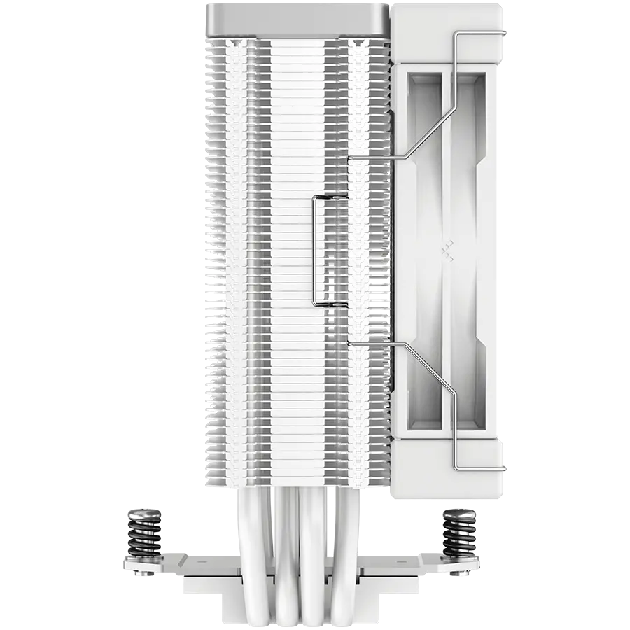 DeepCool AK400 WH, CPU Air Cooler, 1x120mm PWM Fan, TDP 220W, 4 Heatpipes, White, LGA1700/1200/115x, AMD AM5/AM4, 127x97x155 mm(LxWxH), 3Y, R-AK400-WHNNMN-G-1 - image 4