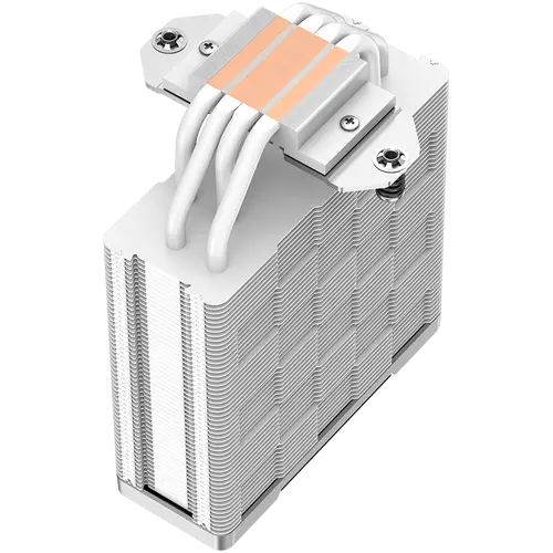 DeepCool AK400 WH, CPU Air Cooler, 1x120mm PWM Fan, TDP 220W, 4 Heatpipes, White, LGA1700/1200/115x, AMD AM5/AM4, 127x97x155 mm(LxWxH), 3Y, R-AK400-WHNNMN-G-1 - image 5