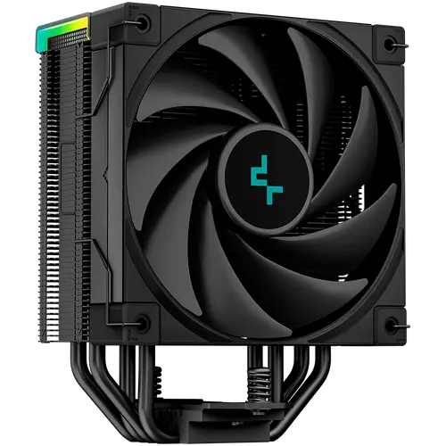 DeepCool AK400 Digital, CPU Air Cooler, 1x120mm FK120 PWM Fan, Digital Display, ARGB, TDP 220W, 4 Heatpipes, Black, LGA1700/1200/115x, AMD AM5/AM4, 126x97x156 mm(LxWxH), 3Y, R-AK400-BKADMN-G