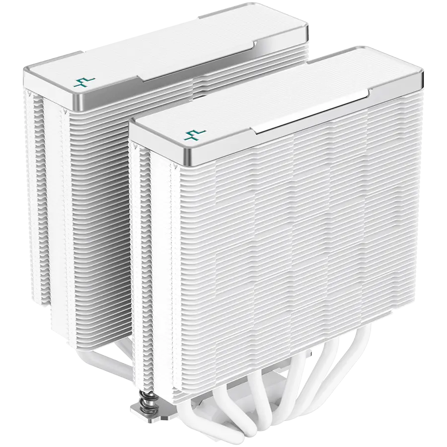 DeepCool AK620 WH, CPU Air Cooler, 2x120mm PWM FDB Fan, TDP 260W, 6 Heatpipes, White, LGA2066/2011-v3/2011/1700/1200/115x, AMD AM5/AM4, 129x138x160 mm(LxWxH), 3Y, R-AK620-WHNNMT-G-1 - image 4