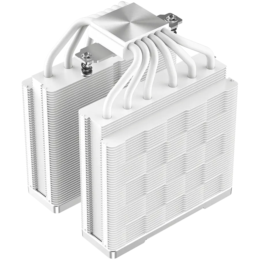 DeepCool AK620 WH, CPU Air Cooler, 2x120mm PWM FDB Fan, TDP 260W, 6 Heatpipes, White, LGA2066/2011-v3/2011/1700/1200/115x, AMD AM5/AM4, 129x138x160 mm(LxWxH), 3Y, R-AK620-WHNNMT-G-1 - image 6