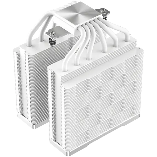 DeepCool AK620 WH, CPU Air Cooler, 2x120mm PWM FDB Fan, TDP 260W, 6 Heatpipes, White, LGA2066/2011-v3/2011/1700/1200/115x, AMD AM5/AM4, 129x138x160 mm(LxWxH), 3Y, R-AK620-WHNNMT-G-1 - image 6