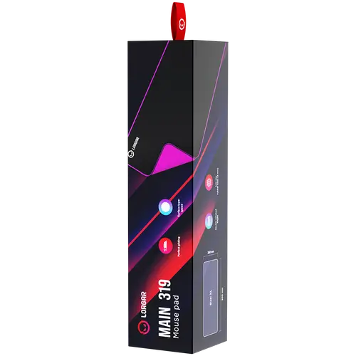 LORGAR Gaming Mousepad Main 319 Speed μαύρο/μωβ - 8
