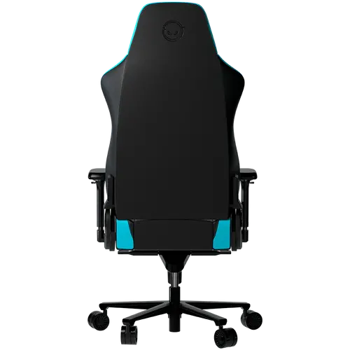 LORGAR Base 311, Gaming chair, PU eco-leather, 1.8 mm metal frame, multiblock mechanism, 4D armrests, 5 Star aluminium base, Class-4 gas lift, 75mm PU casters, Black + blue - image 3