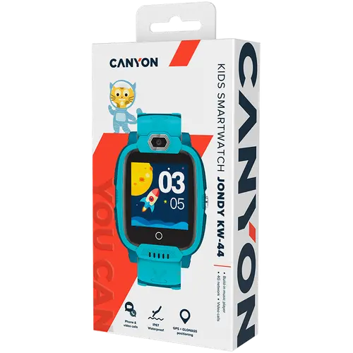 CANYON kids watch Jondy KW-44 4G Camera GPS Music Green - image 3