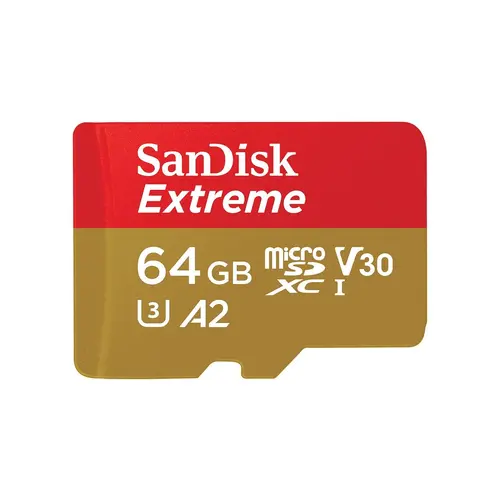 Card de memorie SANDISK Extreme microSDXC, 64GB - 1