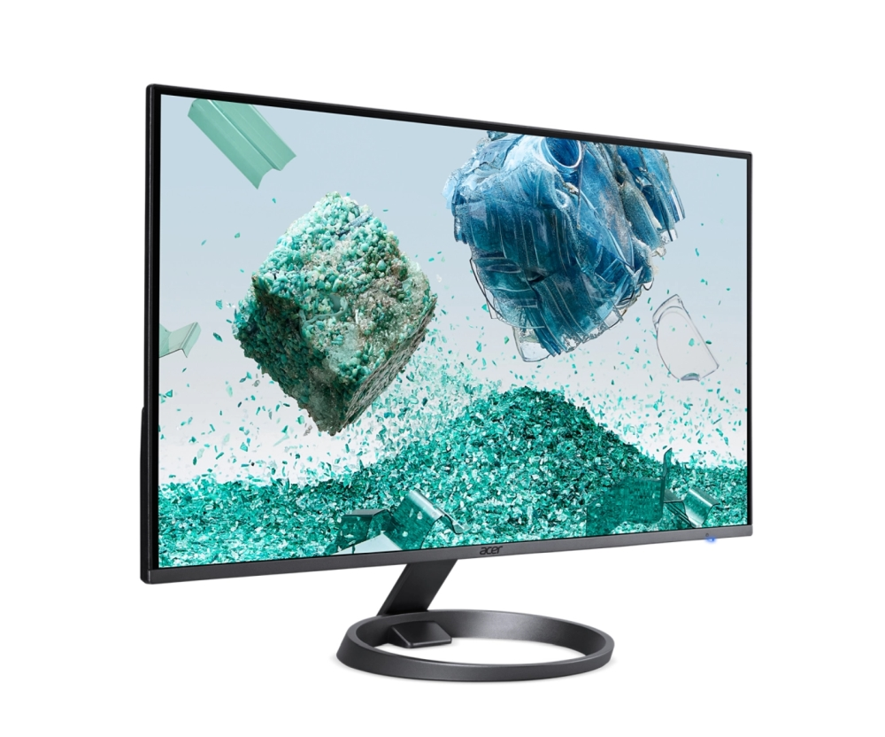 Монитор, Acer Vero RL242YEyiiv, 23.8W" IPS LED, Anti-Glare, FreeSync, 4ms (GTG), 75Hz, 100M:1, 250nits, 1920x1080, Flicker-Less, BlueLightShield, 2xHDMI, VGA, Tilt, VESA, Black - image 1