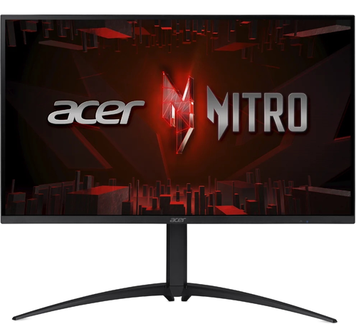 Монитор, Acer Nitro XV275KP3biipruzx, 27" IPS, Anti-Glare, UHD 4K Mini Led 3840x2160, 99% AdobeRGB, Delta E<2, ZeroFrame, FreeSync Premium, up to 160Hz, 1ms, 100M:1, 600 up to 1000 cd/m2, 1xDP, 2xHDMI, 1xType-C(90W) + Audio out + USB HUB, VESA, Tilt, Swivel, Hgt