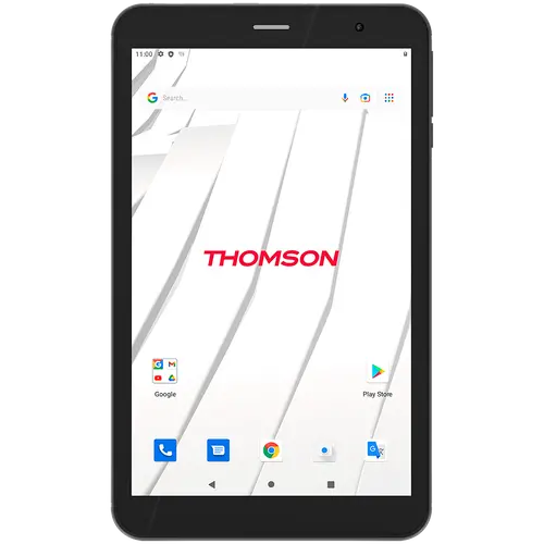 THOMSON TEO8 LTE, 8-inch (1280X800) HD display, Quad Qore SC9832E, 2 GB RAM, 32 GB ROM, 1xNANO SIM, 1xMicroSD, 1xMicroUSB, 2.0MP front camera, 5.0MP rear camera, WiFi AC, 4G LTE, BT 4.0, 4000mAh 3.8V battery, Plastic/Black, Android 13Go Edition - image 1