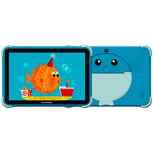 THOMSON TEO10-KID WiFi, 10.1-inch (1280X800) HD display, Quad Core MTK8168, 2 GB RAM, 32 GB ROM, 1xMicroSD, 1xUSB TypeC, 0.3MP front camera, 2.0MP rear camera, WiFi AC, BT 5.0, 5000mAh 3.7V battery, Plastic/Blue, Android 13 - image 3