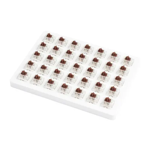 Διακόπτες (switches) για μηχανικό πληκτρολόγιο Keychron Gateron Cap Brown Switch Set 35 τεμάχια - 1