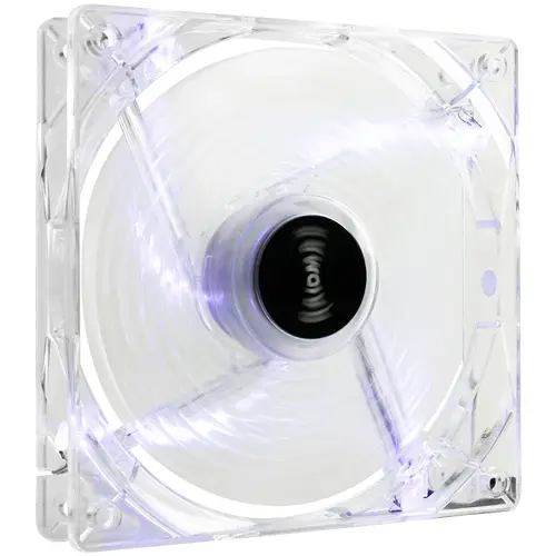 RAIDMAX RF-120LU FAN 120x120x25mm, 3pin/4pin,Bearing Type: Rifle Bearing (Hydro-Dtnamic-Bearing), White/Blue - image 1