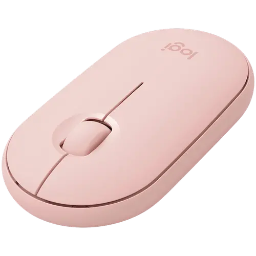 Мишка, Logitech Pebble Mouse 2 M350s - TONAL ROSE - BT - N/A - EMEA-808 - DONGLELESS - image 1