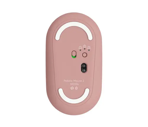 Mouse, Logitech Pebble Mouse 2 M350s - TONAL ROSE - BT - N/A - EMEA-808 - DONGLELESS - 5