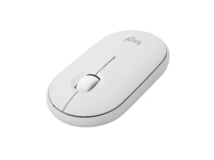 Мишка, Logitech Pebble Mouse 2 M350s - TONAL WHITE - BT - N/A - EMEA-808 - DONGLELESS - image 1
