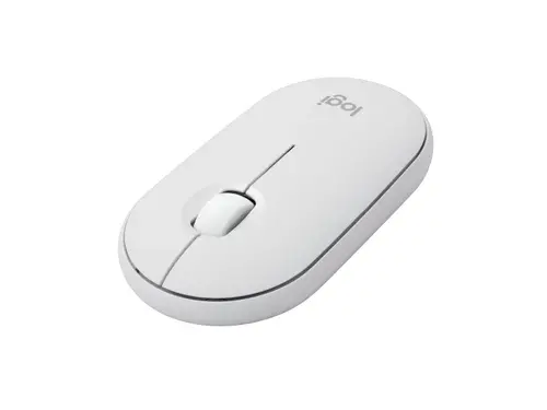 Мишка, Logitech Pebble Mouse 2 M350s - TONAL WHITE - BT - N/A - EMEA-808 - DONGLELESS - image 1