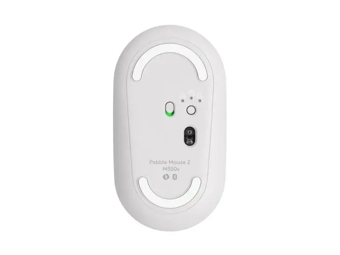 Мишка, Logitech Pebble Mouse 2 M350s - TONAL WHITE - BT - N/A - EMEA-808 - DONGLELESS - image 2