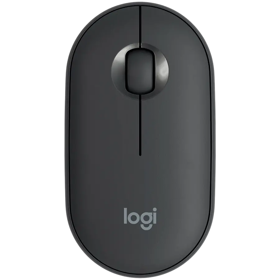 Мишка, Logitech Pebble Mouse 2 M350s - TONAL GRAPHITE - BT - N/A - EMEA-808 - DONGLELESS