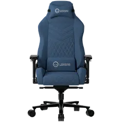 LORGAR Ace 422, Gaming chair, Anti-stain durable fabric, 1.8 mm metal frame, multiblock mechanism, 4D armrests, 5 Star aluminium base, Class-4 gas lift, 75mm PU casters, Blue