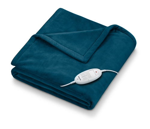 Термоподложка, Beurer HD 75 Cosy Ocean Heated Overblanket; 6 temperature;auto switch-off 3 hours; removable switch; washable at 30°, Oko-Tex 100; 180(L)x130(W)cm