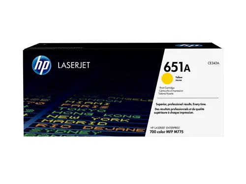 Консуматив, HP 651A Yellow LaserJet Toner Cartridge