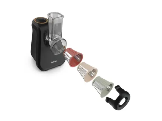 Răzătoare electrică, Tefal MB77EN38, Shredder 3 funcții: răzuire, feliere, răzuire brânză - image 1