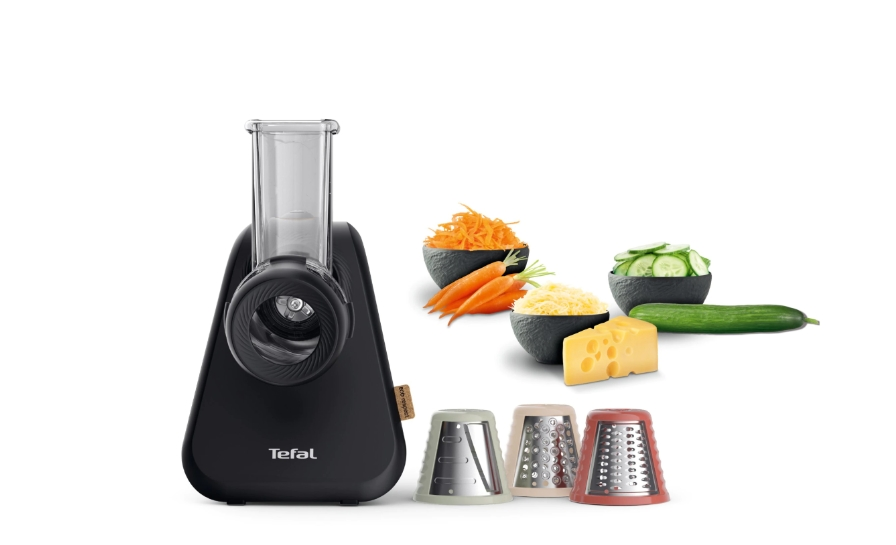 Електрическо ренде, Tefal  MB77EN38, Shredder 3 functions: grate, slice, cheese grate - image 4