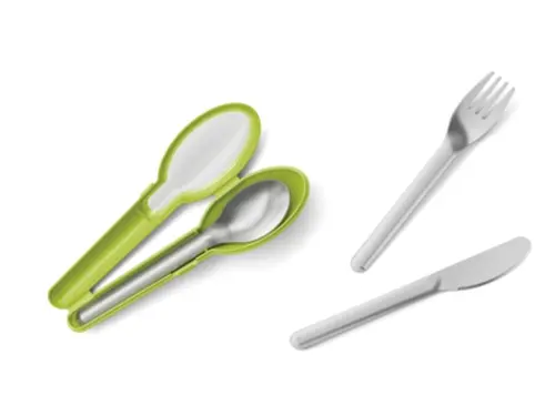 Комплект прибори за път, Tefal N1071810, MSEAL&GO CUTLERY SET GREEN TEF