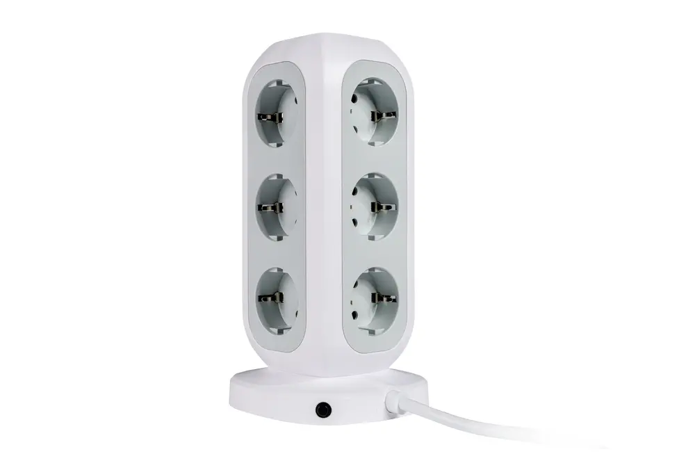Prelungitor, Verbatim EUPT-01 EU Power Tower 11 AC cu 2 x USB-C / 2 x USB-A - image 1
