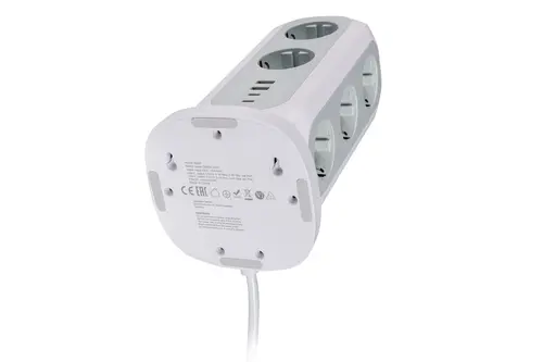 Πολύπριζο, Verbatim EUPT-01 EU Power Tower 11 AC με 2 x USB-C / 2 x USB-A - 5