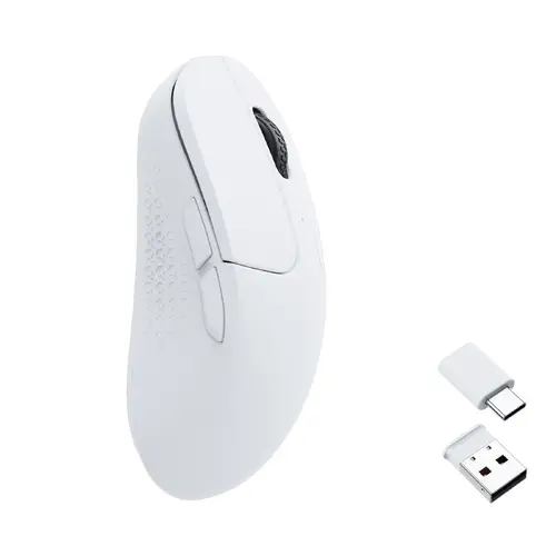 Геймърска Безжична мишка Keychron M3 Mini 1000Hz, Matte White - image 1