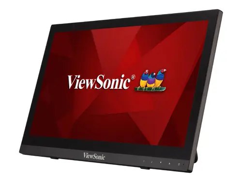VIEWSONIC TD1630-3 16inch 1366x768 10-point Multitouch 190nits VGA HDMI speakers bookstand style