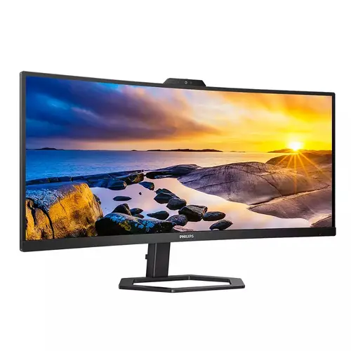 Монитор, Philips 34E1C5600HE, 34" Curved 1500R VA WLED, 3440x1440@100Hz, 4ms GtG, 1ms MPRT, 300cd m/2, 3000:1, Mega Infinity DCR, Adaptive Sync, FlickerFree, Low Blue Light, 5Wx2, 5mp FHD Cam, Tilt, Height Adjust, HDMI, DP, USB hub - image 2