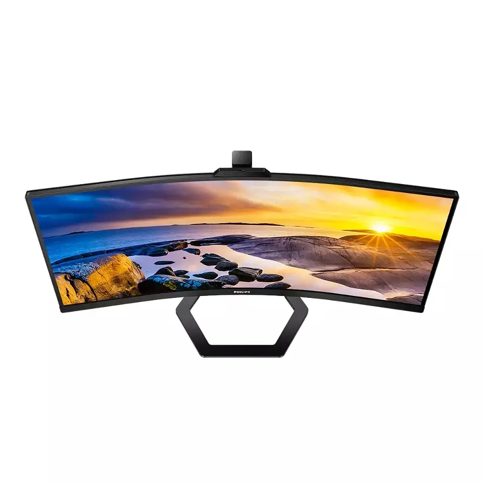 Монитор, Philips 34E1C5600HE, 34" Curved 1500R VA WLED, 3440x1440@100Hz, 4ms GtG, 1ms MPRT, 300cd m/2, 3000:1, Mega Infinity DCR, Adaptive Sync, FlickerFree, Low Blue Light, 5Wx2, 5mp FHD Cam, Tilt, Height Adjust, HDMI, DP, USB hub - image 3