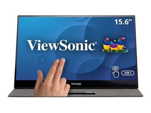 VIEWSONIC TD1655 Portable Touch Display 15.6inch 1920x1080 Projected capacitive 10 points touch with mini HDMI 2 USB type C