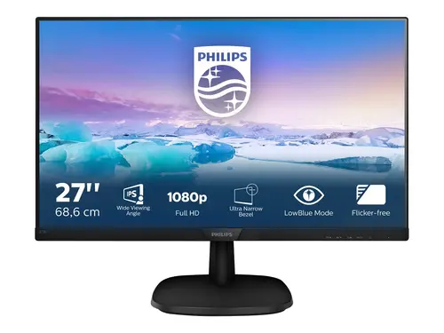 Philips 27 LED IPS, Full HD, VGA, DVI, HDMI, Black - image 6