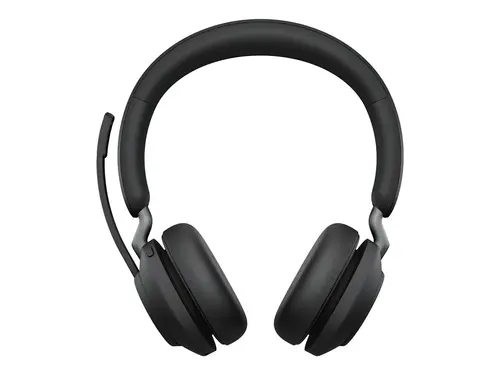JABRA Evolve2 65 MS Stereo Căști on-ear Bluetooth wireless USB-C cu izolare fonică negre Certificate pentru Microsoft Teams - 1